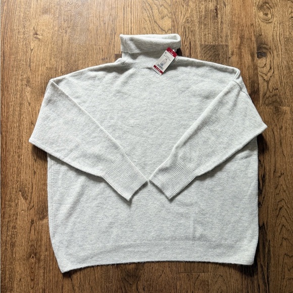 Vince Camuto Ladies Turtleneck Sweater - Silver Heather - XL - Picture 3 of 5
